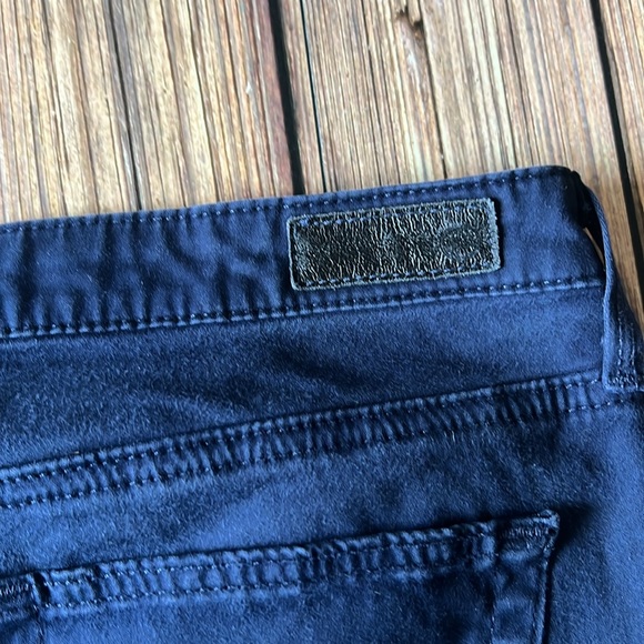 AG Adriana Goldschmied Navy Blue Stevie Slim Straight Pants 29R - Picture 7 of 8